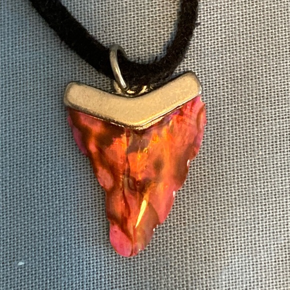 Shark Tooth Shaped Necklace - Picture 4 of 6